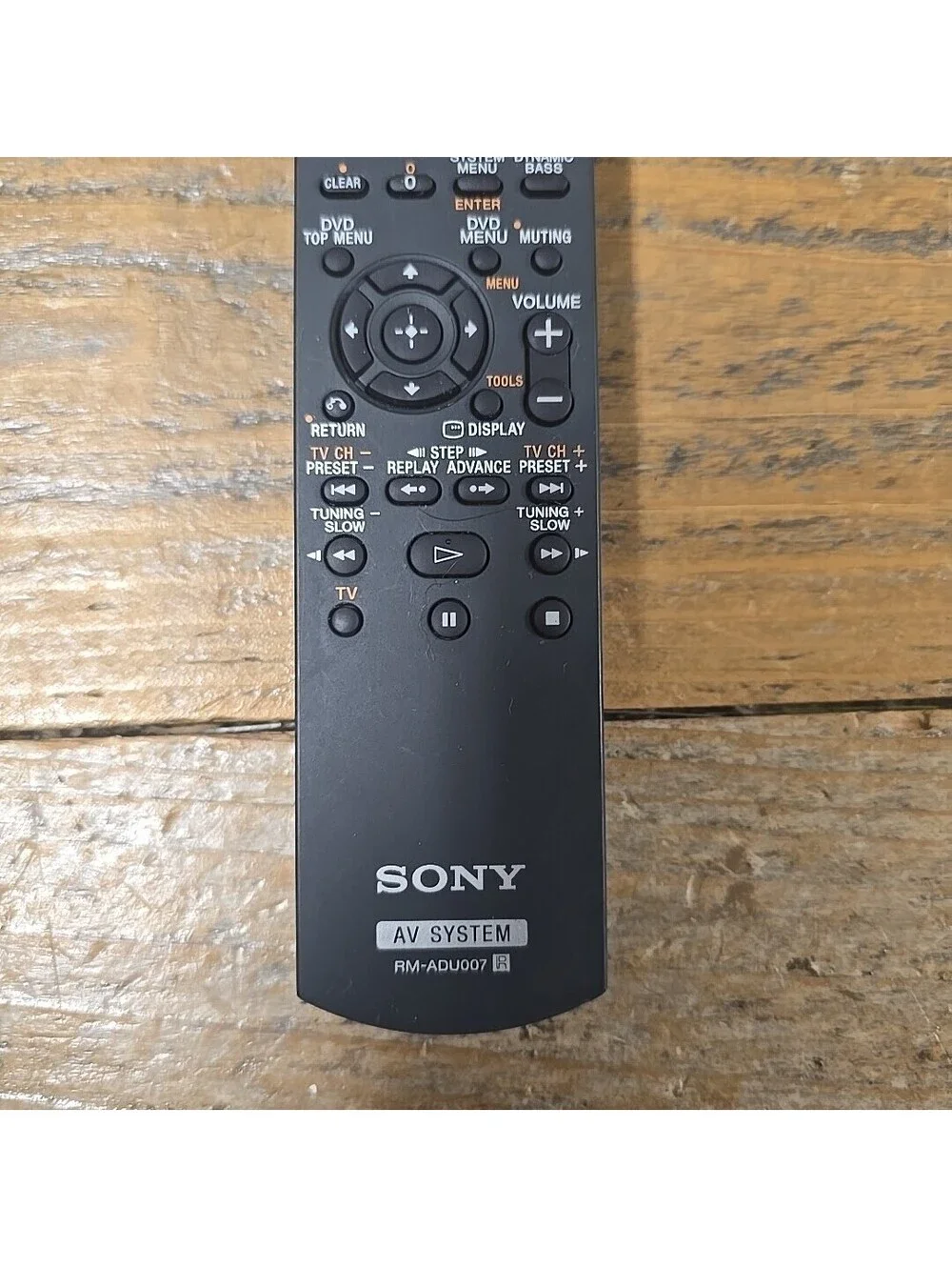 Sony RM-ADU007 Original OEM AV System Remote Control No Battery Cover